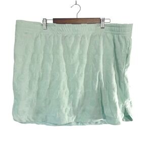 Disney Mickey Mouse Skirt Mint Green Embossed Terry XL NWT